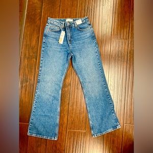 $12 for NEW  with the tag,  TOP SHOP jeans, high waisted flare jeans size 8